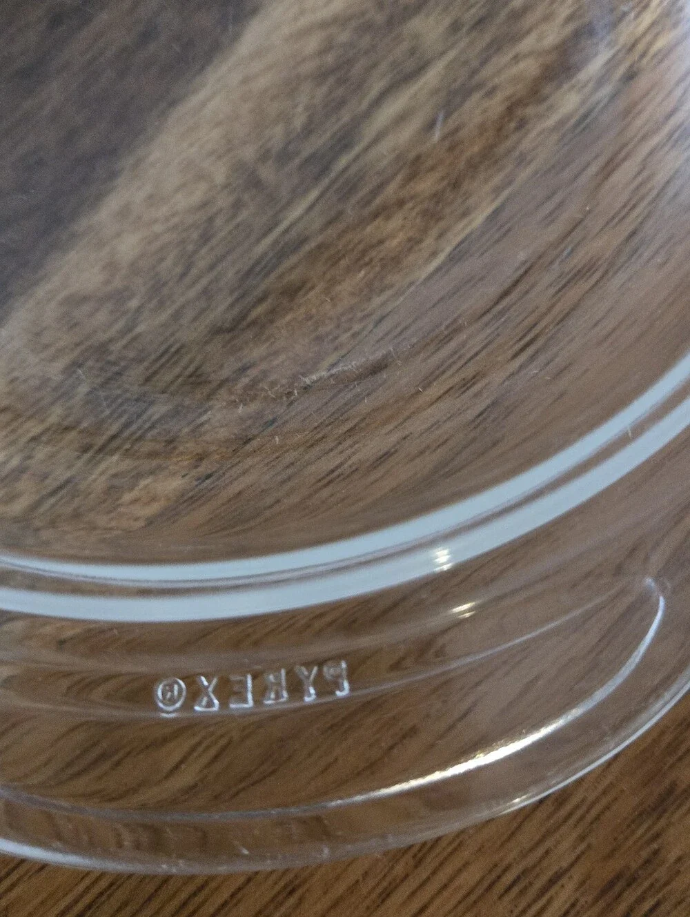 Vintage Pyrex 682-C Replacement Lid For 1 Quart- Clear Glass